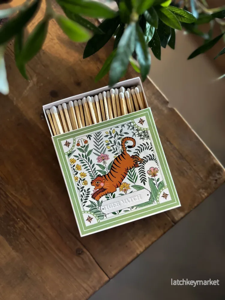 Tändsticksask Arianes Green Tiger