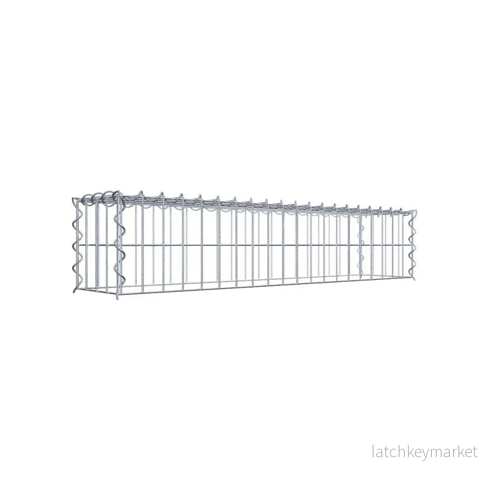 Extra gabion typ 3 100 cm x 20 cm x 20 cm (L x H x D), maskstorlek 5 cm x 10 cm, spiral Extra gabion typ 3 100 cm x 20 cm x 20 cm (L x H x D), maskstorlek 5 cm x 10 cm, spiral