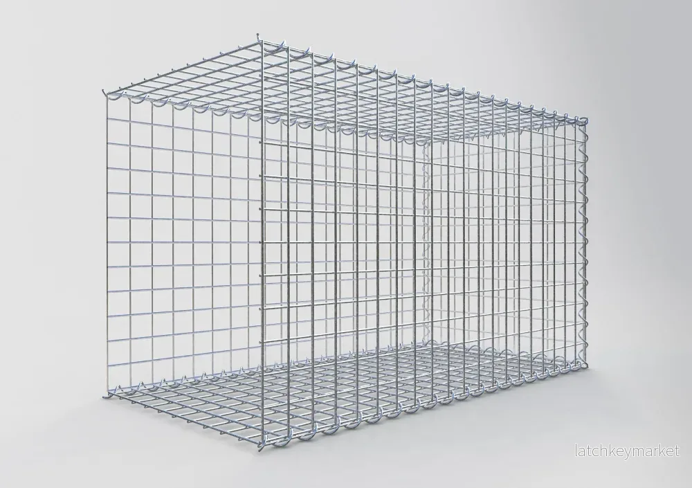 Extra gabion typ 2 100 cm x 60 cm x 50 cm (L x H x D), maskstorlek 5 cm x 5 cm, spiral - Bild 2