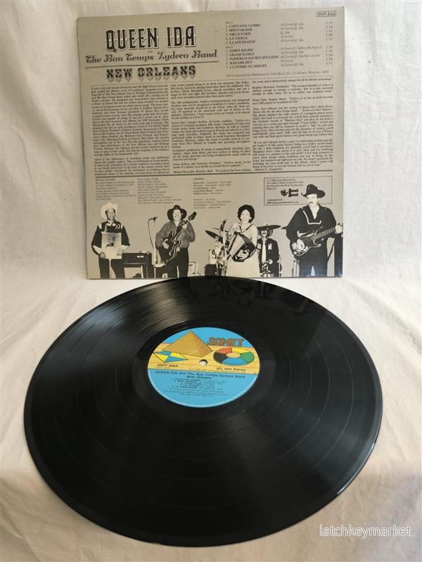 Queen Ida & The Bon Temps Zydeco Band – New Orleans (LP, Sonet) - Bild 3
