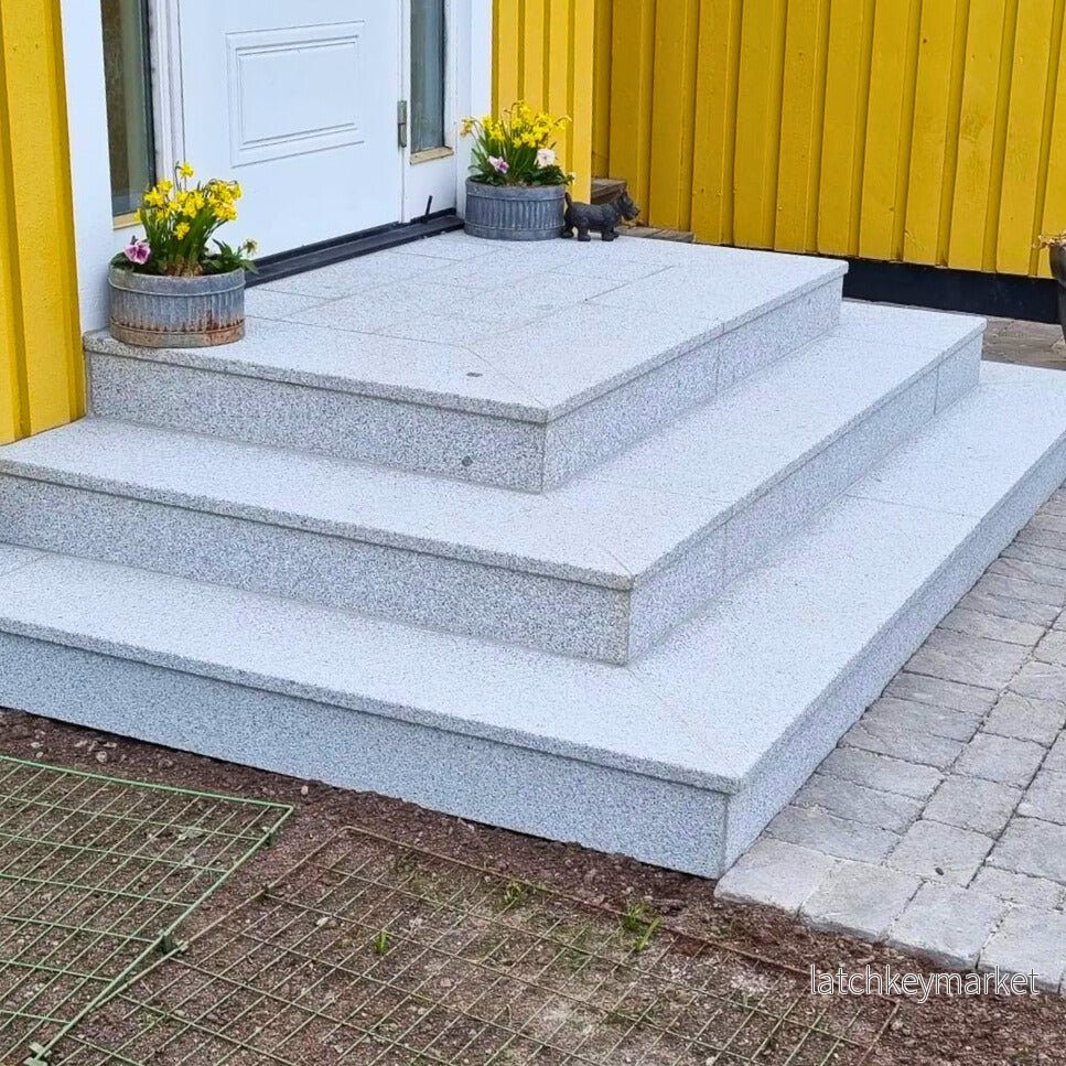 Trappbeklädnad Bergama Granit Grå Sättsteg 1500 - Bild 3