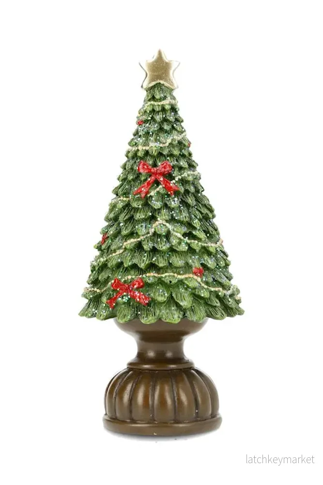 Juldekoration Inomhus Gran Glitter 24 cm