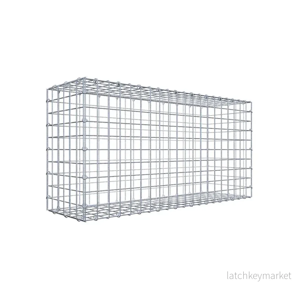 Gabion 100 cm x 50 cm x 30 cm (L x H x D), maskstorlek 5 cm x 5 cm, C-ring Gabion 100 cm x 50 cm x 30 cm (L x H x D), maskstorlek 5 cm x 5 cm, C-ring