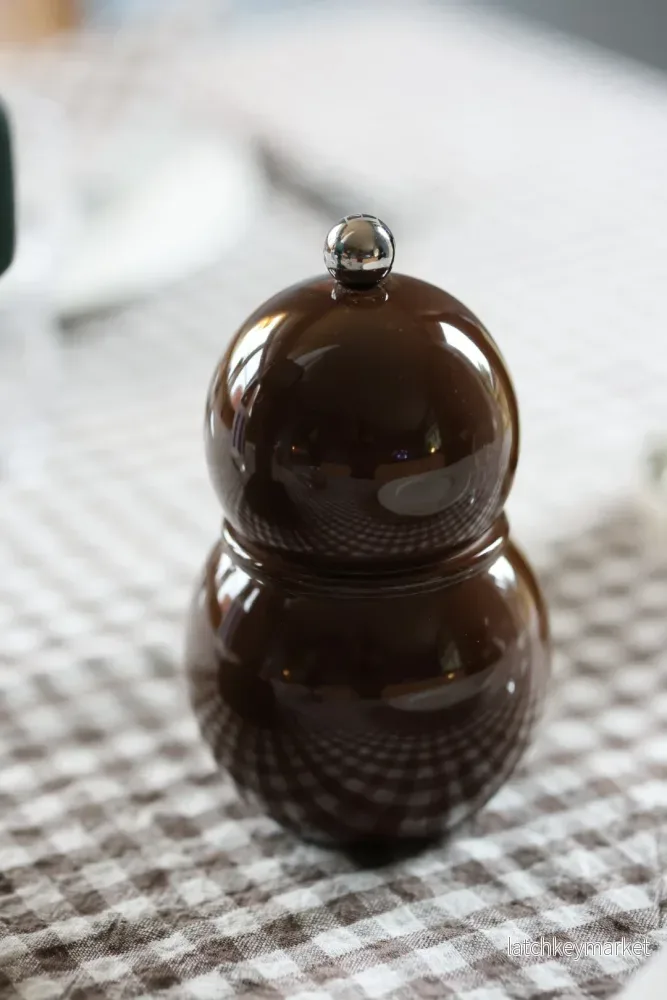 Small Bobbin Salt & Pepper Mill Chocolate - Bild 3