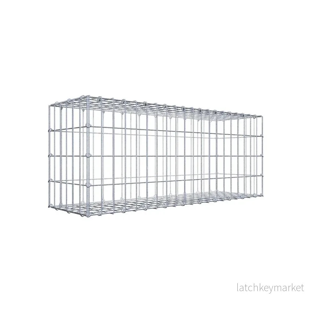 Gabion 100 cm x 40 cm x 30 cm (L x H x D), maskstorlek 5 cm x 10 cm, C-ring Gabion 100 cm x 40 cm x 30 cm (L x H x D), maskstorlek 5 cm x 10 cm, C-ring