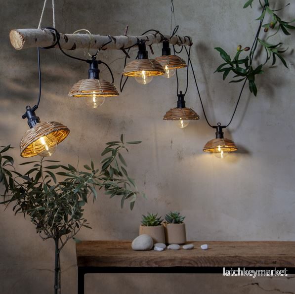 Trädgårdsbelysning ljusslinga Cesta Light 350 cm
