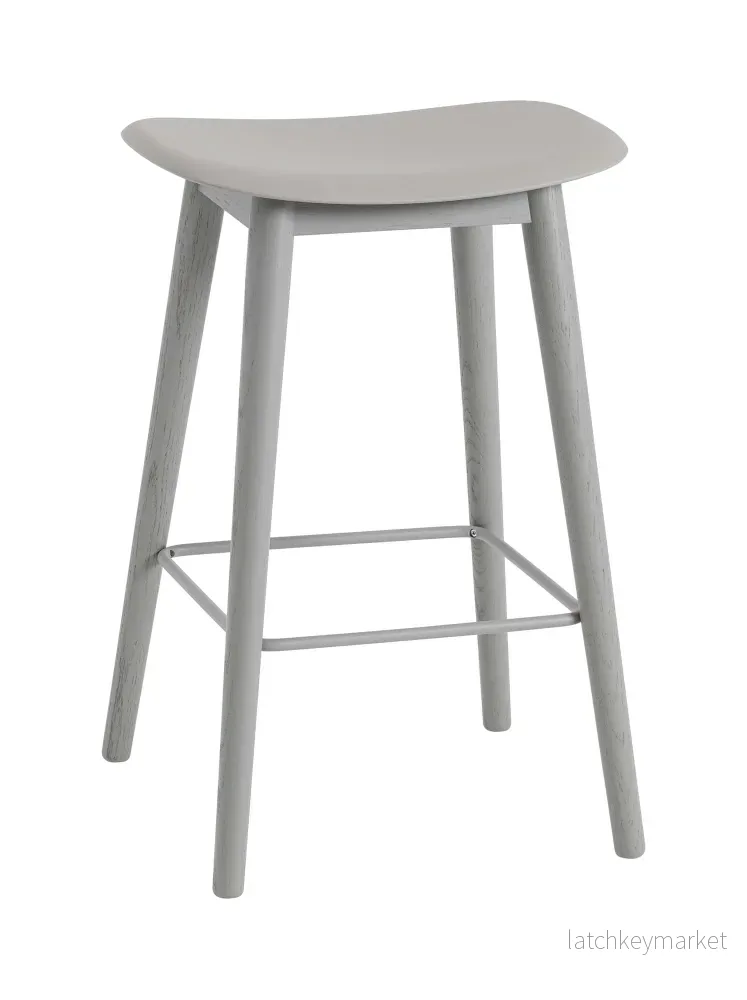 Fiber Counter Stool Wood Base 65 cm - Bild 3