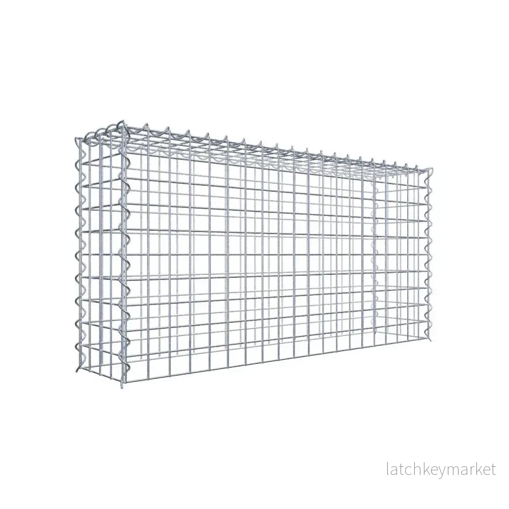 Extra gabion typ 3 100 cm x 50 cm x 20 cm (L x H x D), maskstorlek 5 cm x 5 cm, spiral Extra gabion typ 3 100 cm x 50 cm x 20 cm (L x H x D), maskstorlek 5 cm x 5 cm, spiral