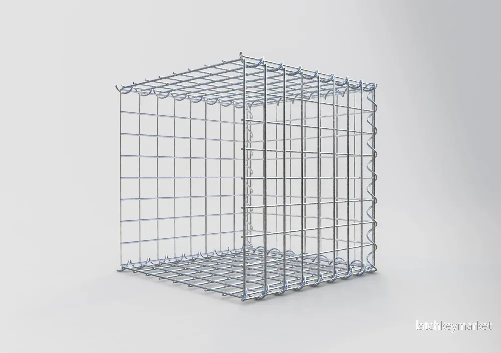Extra gabion typ 2 40 cm x 40 cm x 40 cm (L x H x D), maskstorlek 5 cm x 5 cm, spiral - Bild 2