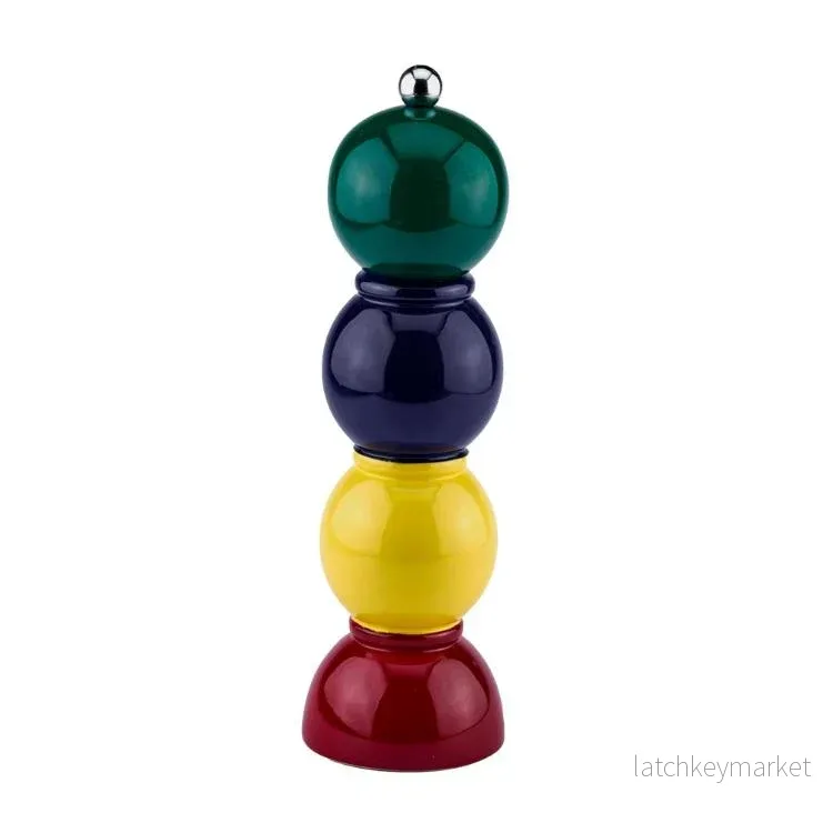 Bobbin Salt & Pepper Mill Multi Racing Green Bobbin Salt & Pepper Mill Multi Racing Green
