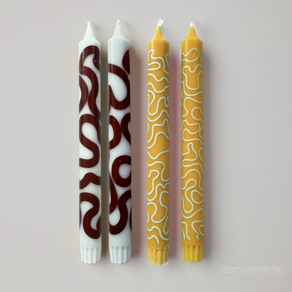 Candles Mint & Ochre Candles Mint & Ochre