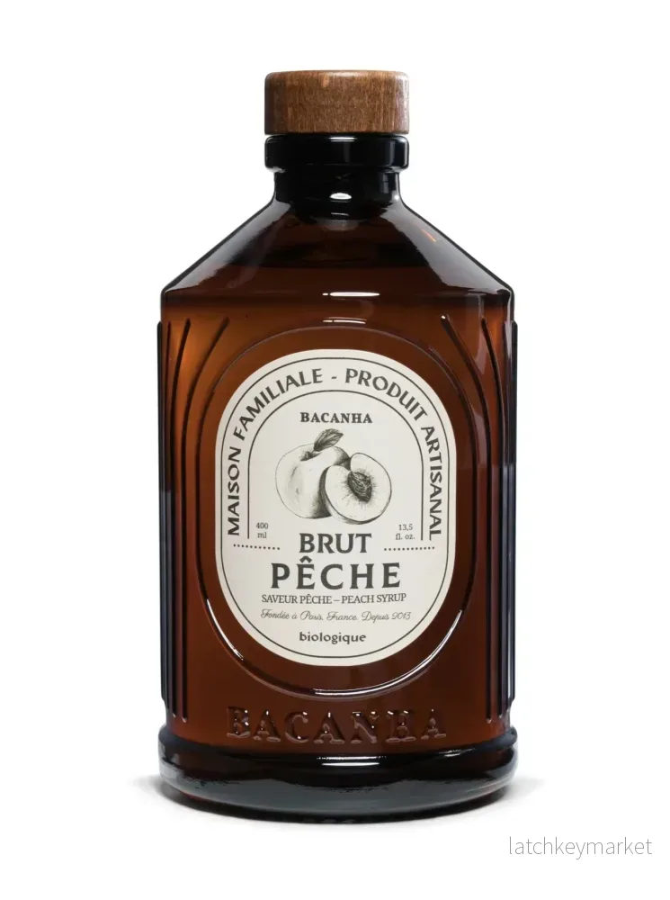 Ekologisk Rå Vit Persikosirap- 400ml
