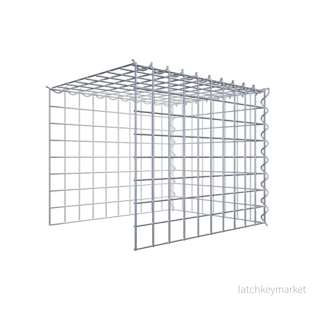 Extra gabion typ 4 50 cm x 40 cm x 40 cm (L x H x D), maskstorlek 5 cm x 5 cm, spiral Extra gabion typ 4 50 cm x 40 cm x 40 cm (L x H x D), maskstorlek 5 cm x 5 cm, spiral
