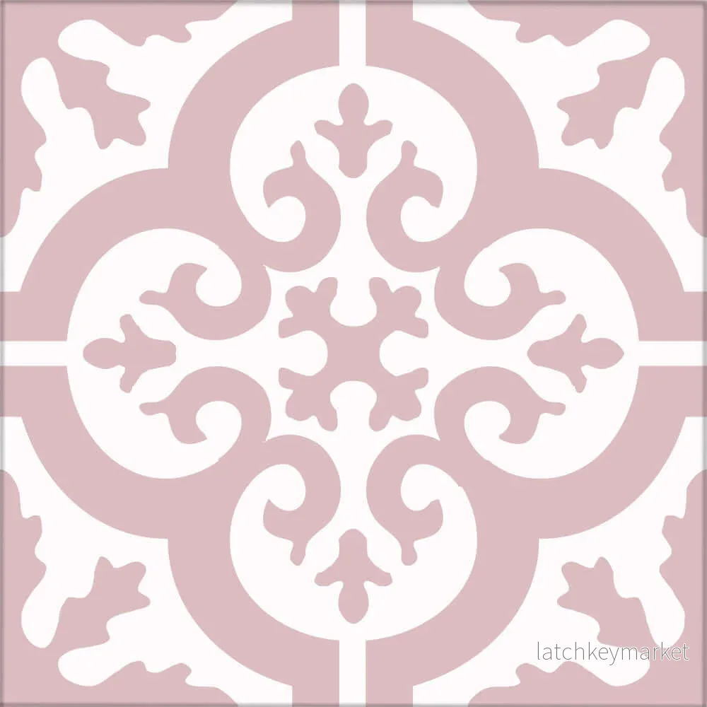 Kakeldekor marockansk 2 rosa - Bild 2