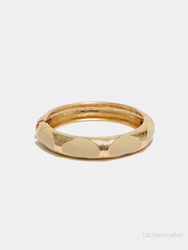Addie Armband, Sand with Gold