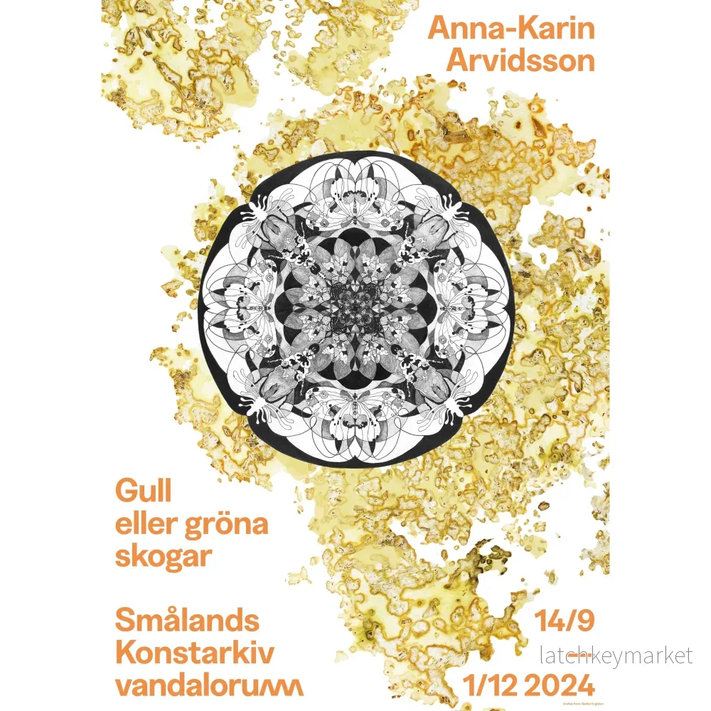 Affisch Anna-Karin Arvidsson – Gull eller gröna skogar