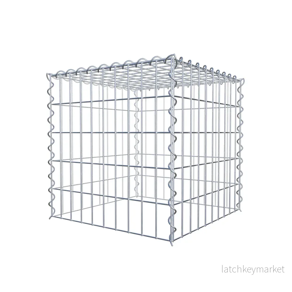 Påväxt gabion typ 3 50 cm x 50 cm x 50 cm (L x H x D), maskstorlek 5 cm x 10 cm, spiral - Bild 3