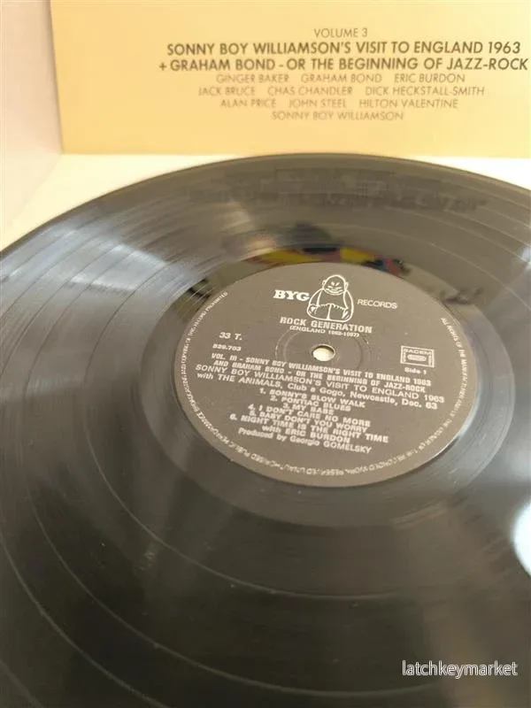 Rock Generation Sonny Boy Williamson’s Visit to England + Graham Bond (BYG Records) - Bild 3