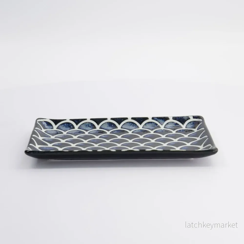 Sushitallrik Mörkblå Mermaid Design TDS Ø 22 x 13 x 2 cm Sushitallrik Mörkblå Mermaid Design TDS Ø 22 x 13 x 2 cm