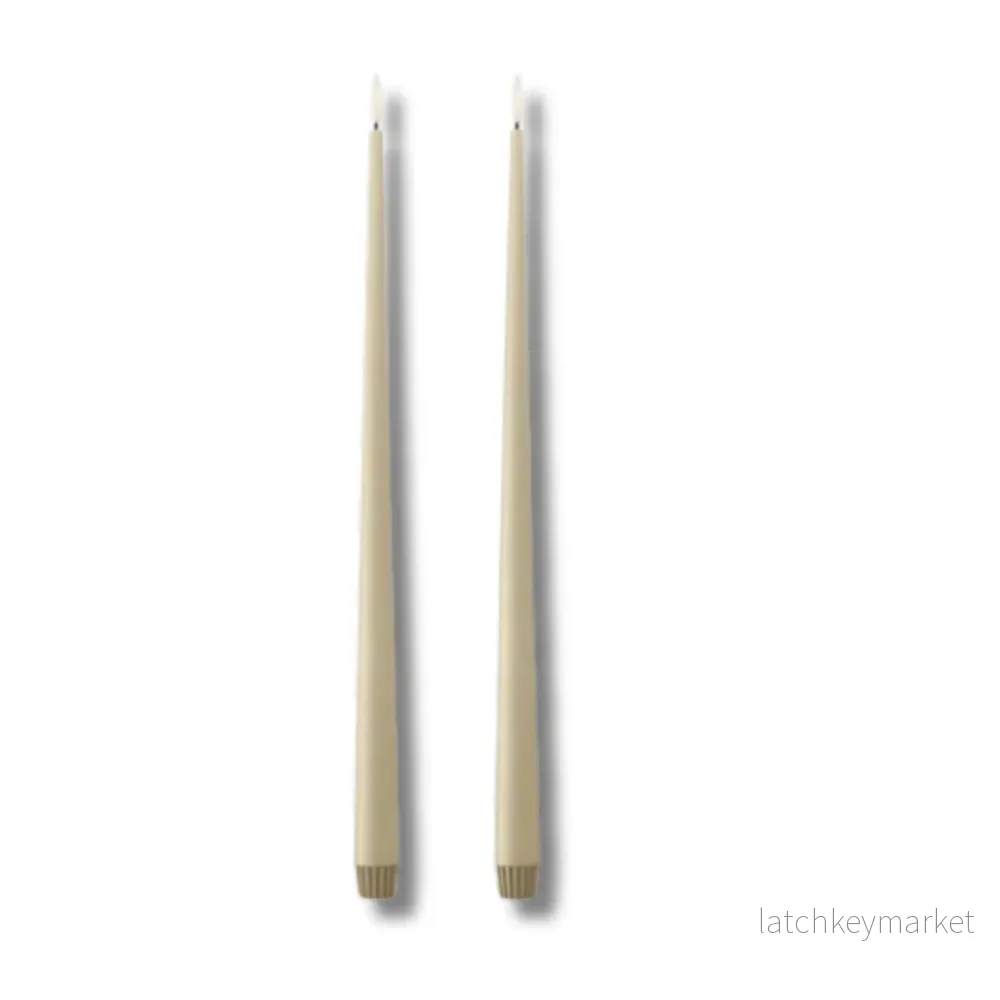 ESTER & ERIK LED ljus 2 pack PALE GINGER 40 CM ESTER & ERIK LED ljus 2 pack PALE GINGER 40 CM
