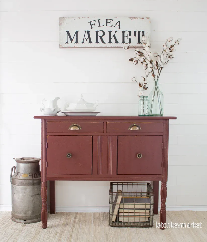 Milk paint Trading post Red- Homestead House - Bild 3