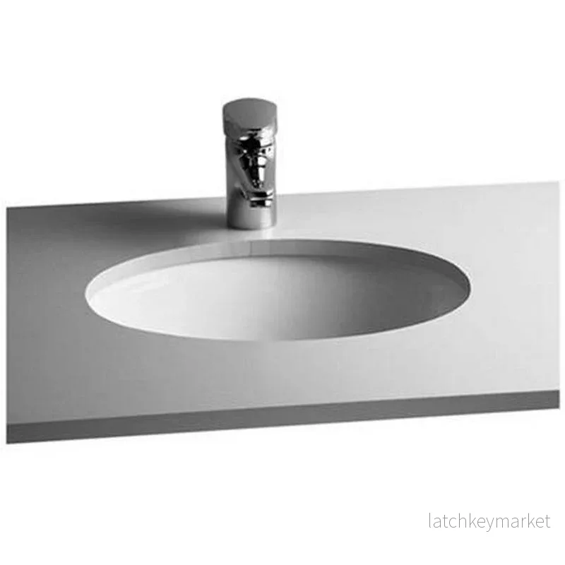 Inbyggnadstvättställ Vitra Ovalt 58 Cm Inbyggnadstvättställ Vitra Ovalt 58 Cm