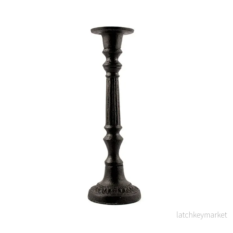 Ljusstake gjutjärn låg Ljusstake gjutjärn låg