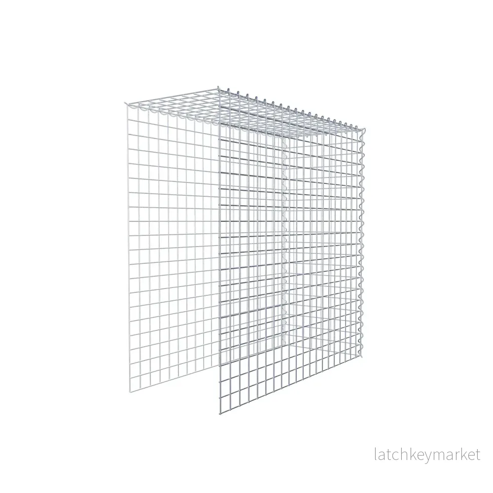 Extra gabion typ 4 100 cm x 100 cm x 40 cm (L x H x D), maskstorlek 5 cm x 5 cm, spiral - Bild 3