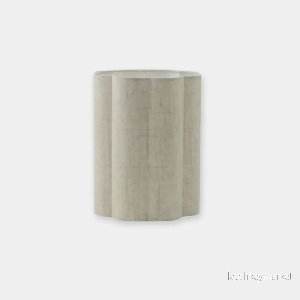 Lampskärm Flower Linne Lin d 22