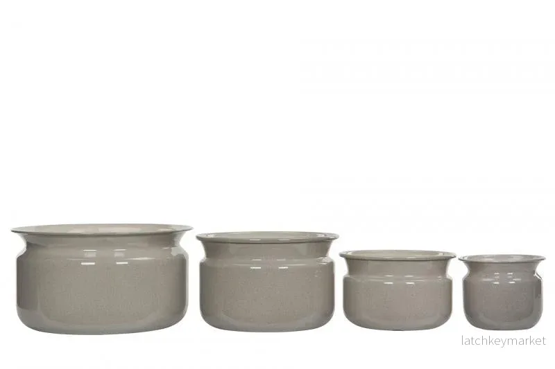 Blomkruka Avery Emalj Sand 21x13cm 4-pack REA Blomkruka Avery Emalj Sand 21x13cm 4-pack REA