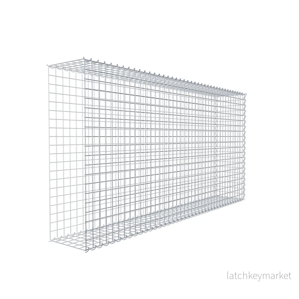 Extra gabion typ 2 200 cm x 100 cm x 30 cm (L x H x D), maskstorlek 5 cm x 5 cm, spiral - Bild 3