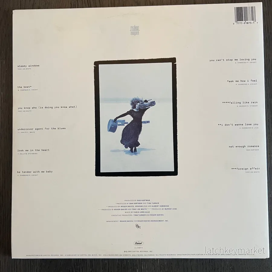 Tina Turner - Foreign Affair /LP 1989 Som ny - Bild 2