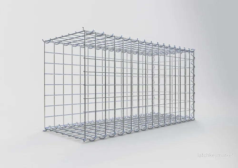 Extra gabion typ 2 80 cm x 40 cm x 30 cm (L x H x D), maskstorlek 5 cm x 5 cm, spiral - Bild 2