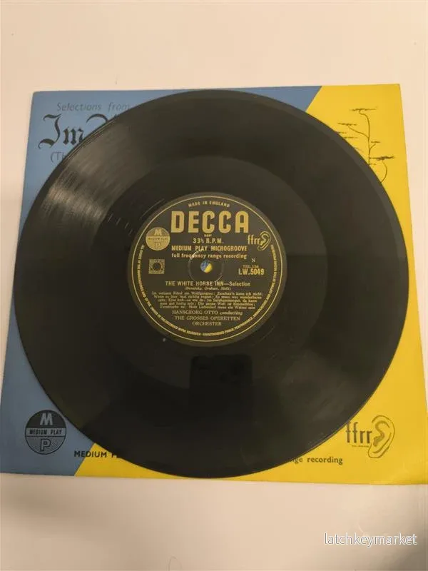 Im Weissen rösl Decca 33⅓ rpm (1 skiva, 2 sidor) - Bild 3