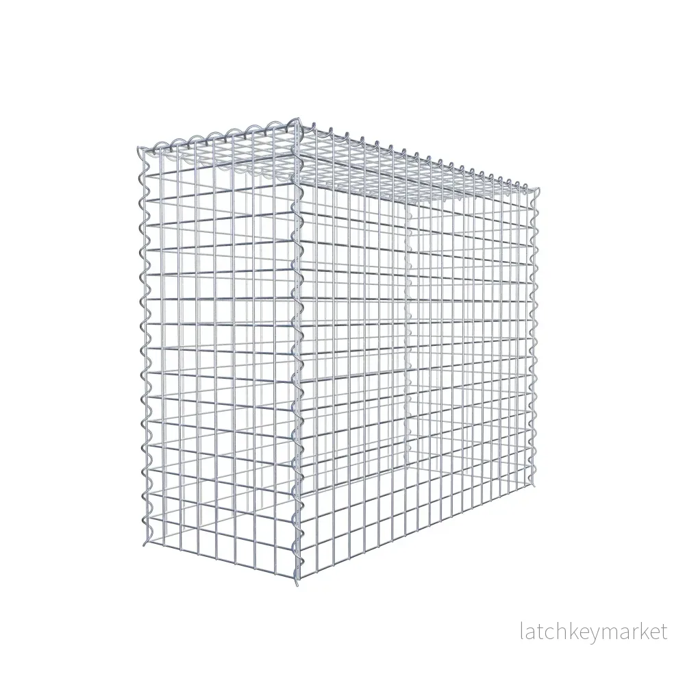 Extra gabion typ 3 100 cm x 80 cm x 40 cm (L x H x D), maskstorlek 5 cm x 5 cm, spiral - Bild 3