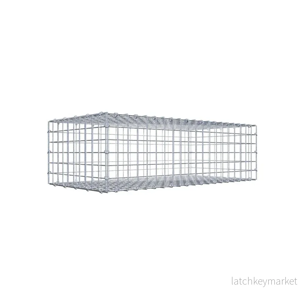Gabion 100 cm x 30 cm x 50 cm (L x H x D), maskstorlek 5 cm x 5 cm, C-ring Gabion 100 cm x 30 cm x 50 cm (L x H x D), maskstorlek 5 cm x 5 cm, C-ring