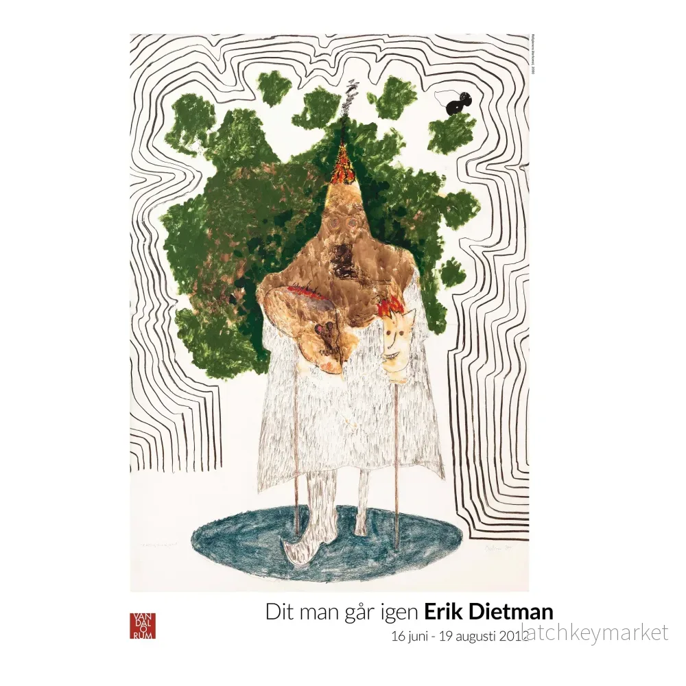 Affisch Erik Dietman: Dit man går igen