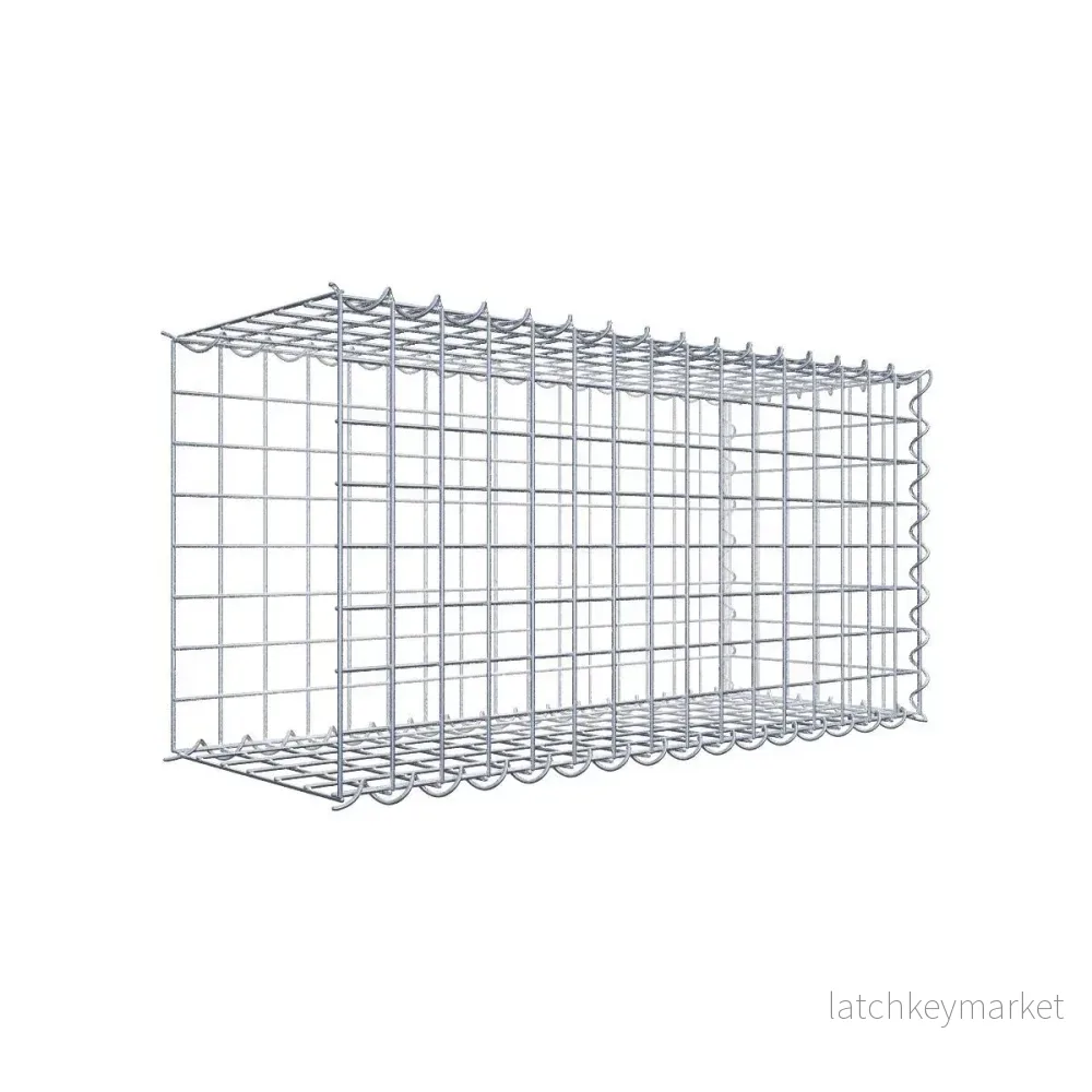 Extra gabion typ 2 80 cm x 40 cm x 30 cm (L x H x D), maskstorlek 5 cm x 5 cm, spiral Extra gabion typ 2 80 cm x 40 cm x 30 cm (L x H x D), maskstorlek 5 cm x 5 cm, spiral