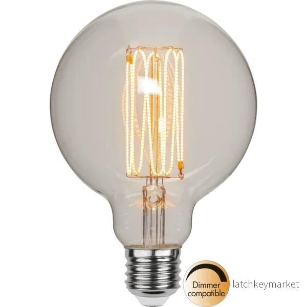 LED-lampa E27 G95 DecoLED Grace clear LED-lampa E27 G95 DecoLED Grace clear
