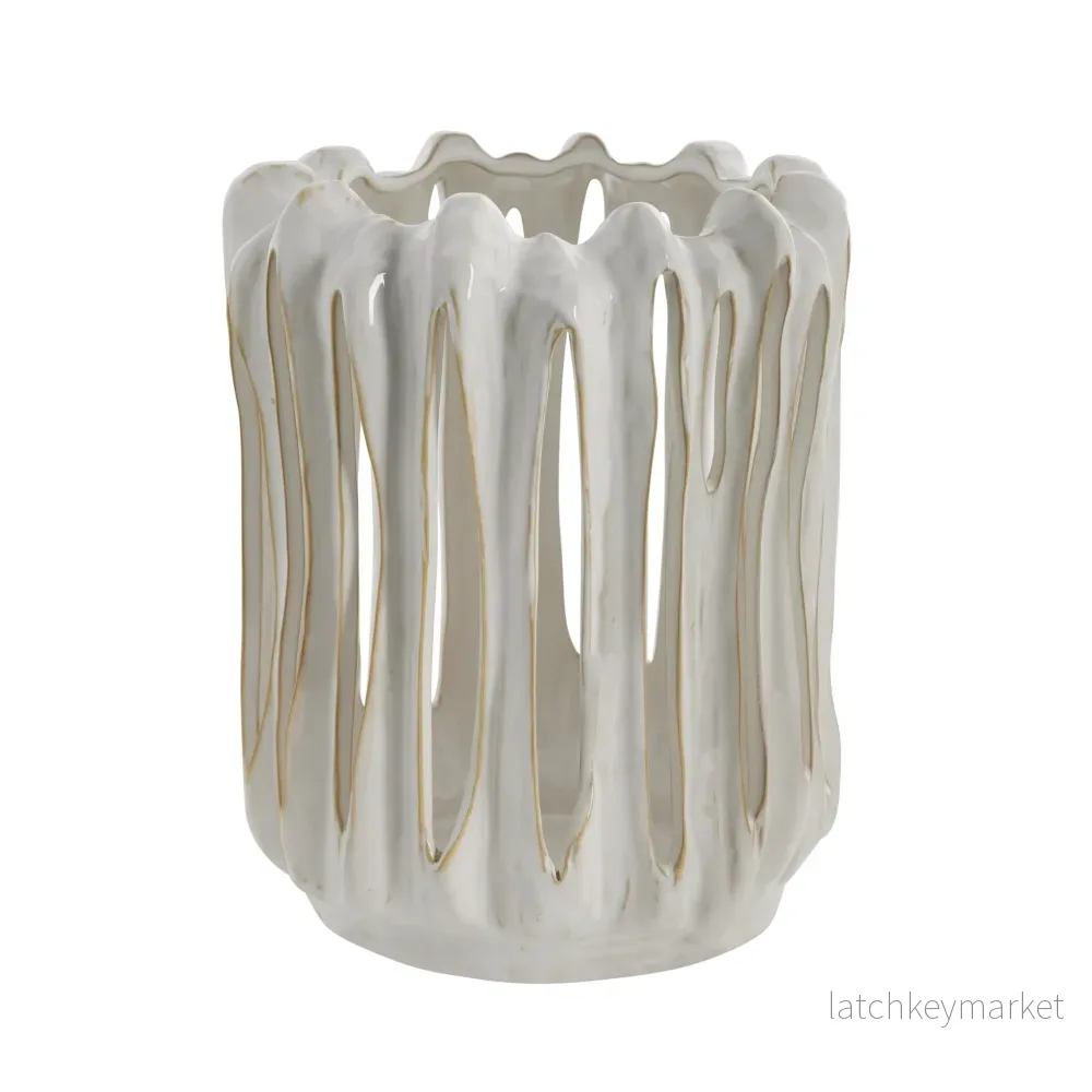 Marlille lykta H27,8 cm. vit Marlille lykta H27,8 cm. vit