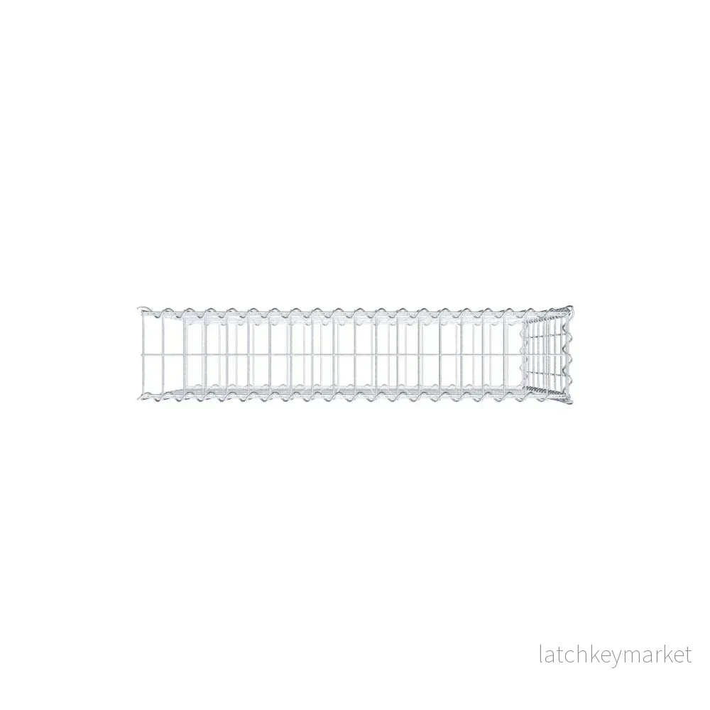 Extra gabion typ 2 100 cm x 80 cm x 20 cm (L x H x D), maskstorlek 5 cm x 10 cm, spiral - Bild 3