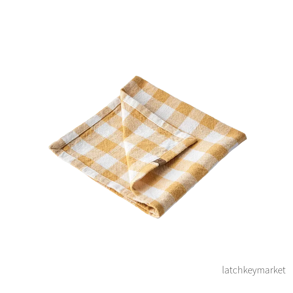 Servett Ingrid Gul/vit 4-pack Servett Ingrid Gul/vit 4-pack