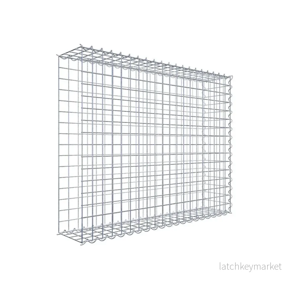 Extra gabion typ 2 100 cm x 80 cm x 20 cm (L x H x D), maskstorlek 5 cm x 5 cm, spiral Extra gabion typ 2 100 cm x 80 cm x 20 cm (L x H x D), maskstorlek 5 cm x 5 cm, spiral