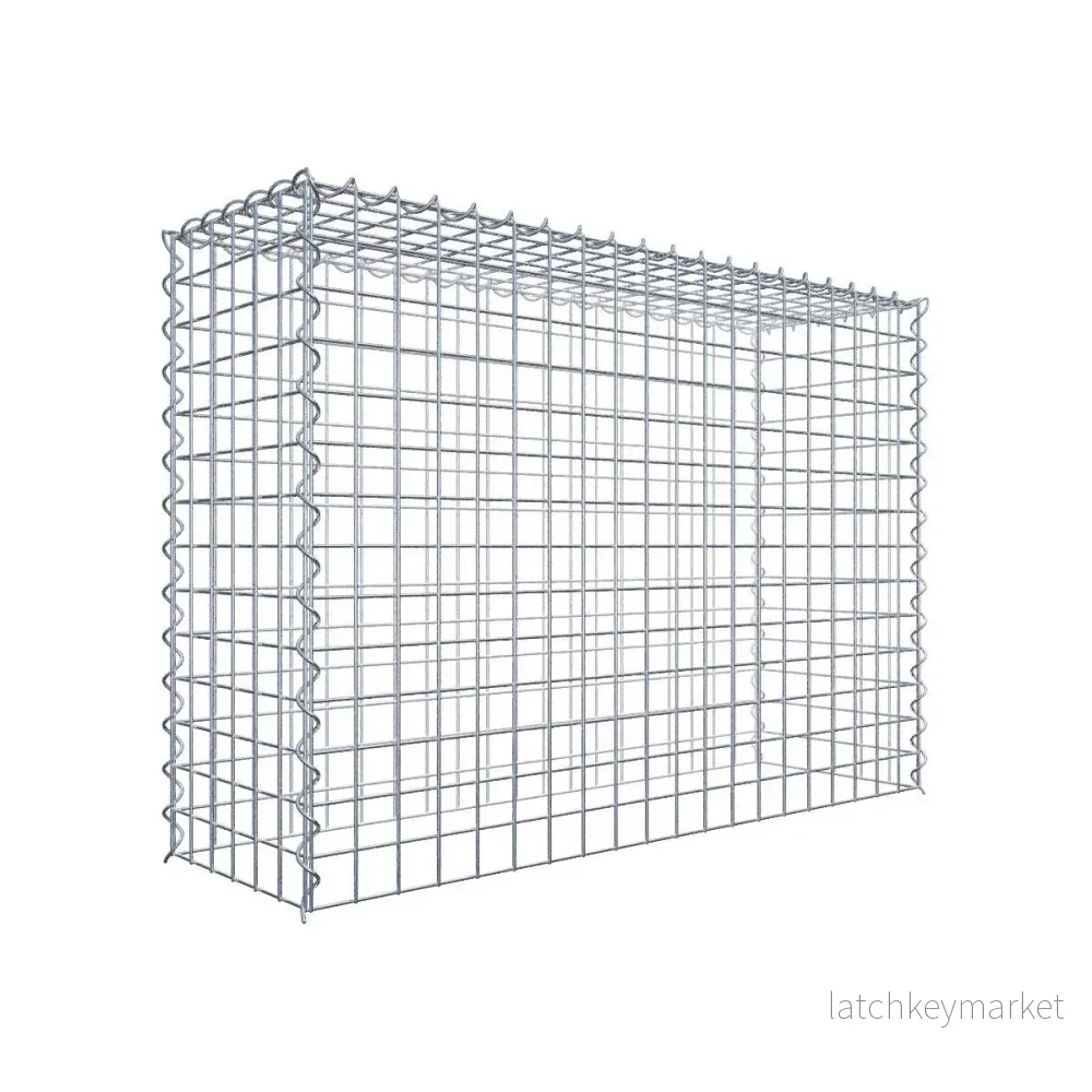 Påväxt gabion typ 3 100 cm x 70 cm x 30 cm (L x H x D), maskstorlek 5 cm x 5 cm, spiral