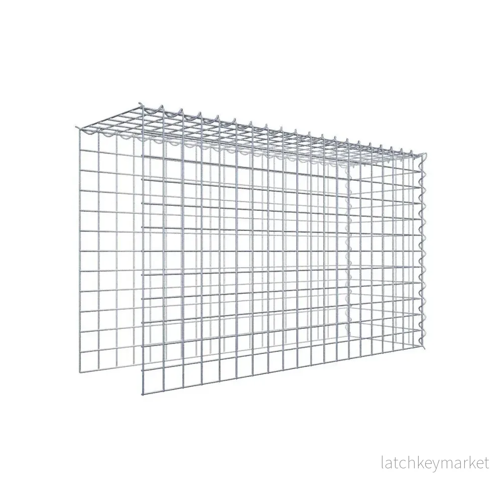 Påväxt gabion typ 4 100 cm x 60 cm x 30 cm (L x H x D), maskstorlek 5 cm x 5 cm, spiral Påväxt gabion typ 4 100 cm x 60 cm x 30 cm (L x H x D), maskstorlek 5 cm x 5 cm, spiral