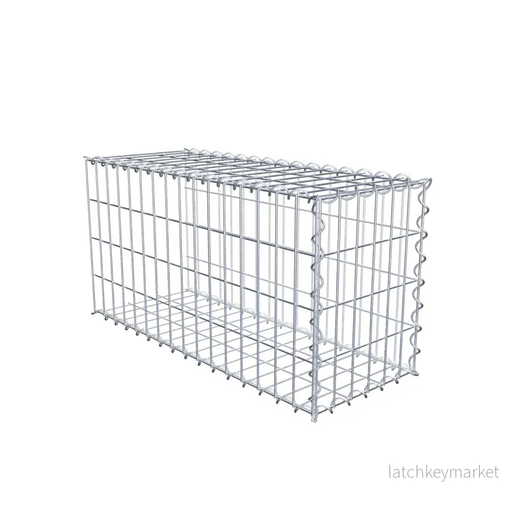 Extra gabion typ 2 80 cm x 40 cm x 30 cm (L x H x D), maskstorlek 5 cm x 10 cm, spiral Extra gabion typ 2 80 cm x 40 cm x 30 cm (L x H x D), maskstorlek 5 cm x 10 cm, spiral