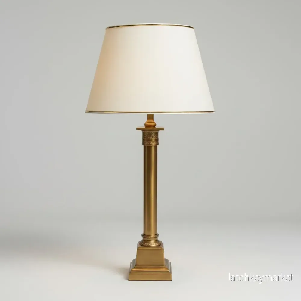 Lampfot Karl Låg Antik Mässing H53 cm Lampfot Karl Låg Antik Mässing H53 cm
