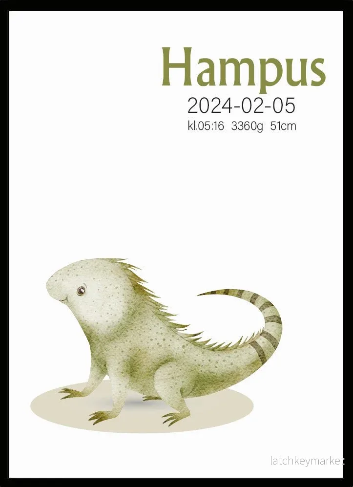 Namntavla iguana