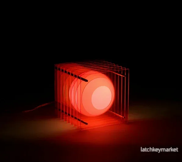 LOP Small Square Pink Lamp - Bild 3
