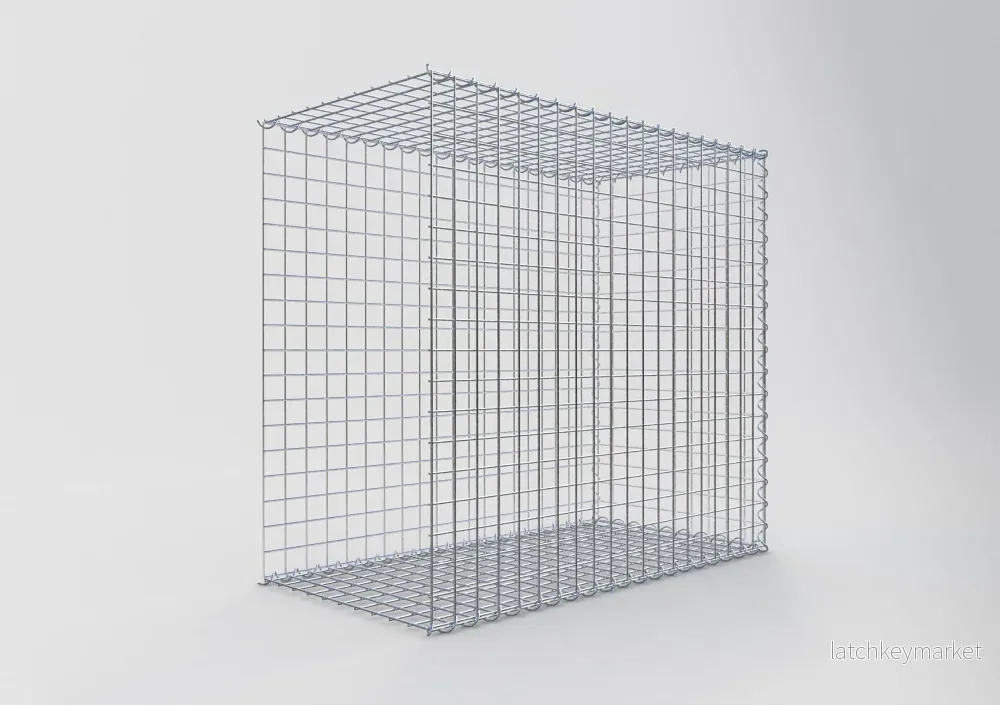 Extra gabion typ 2 100 cm x 90 cm x 50 cm (L x H x D), maskstorlek 5 cm x 5 cm, spiral - Bild 2